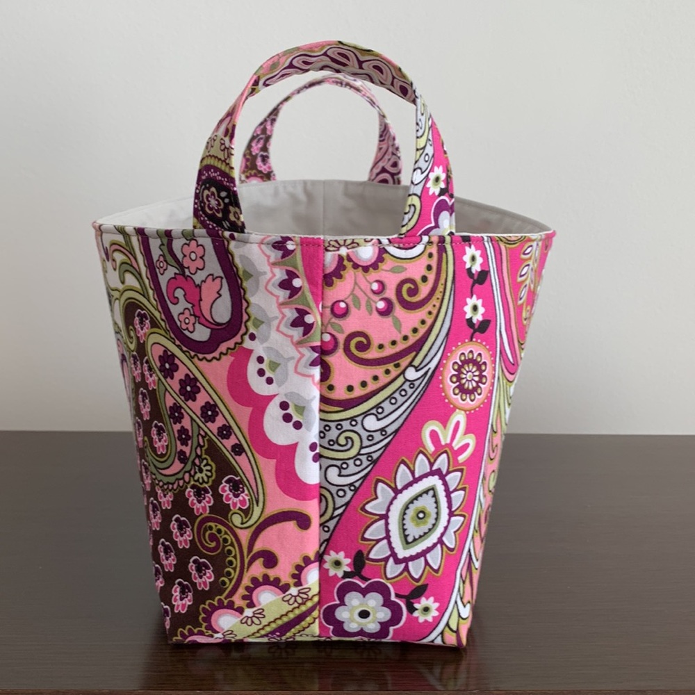 Storage Fabric Basket by Paisley Pink Fabric - Picture 8 of 10